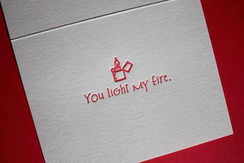 Paper Wheel Letterpress Cards