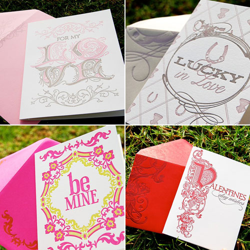 Wiley Valentine Letterpress Valentine's Day