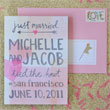 Pink + Gray Hand-Lettered Invitations