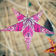 Navy and Magenta Stars