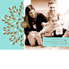 Mistletoe Wreath Holiday Photo Card